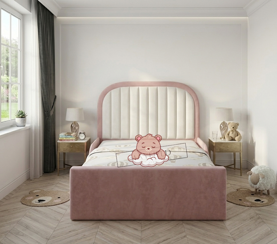Aspen kids Aspen Kids Bed With Ottoman Storage & Mattress Options - Image 1
