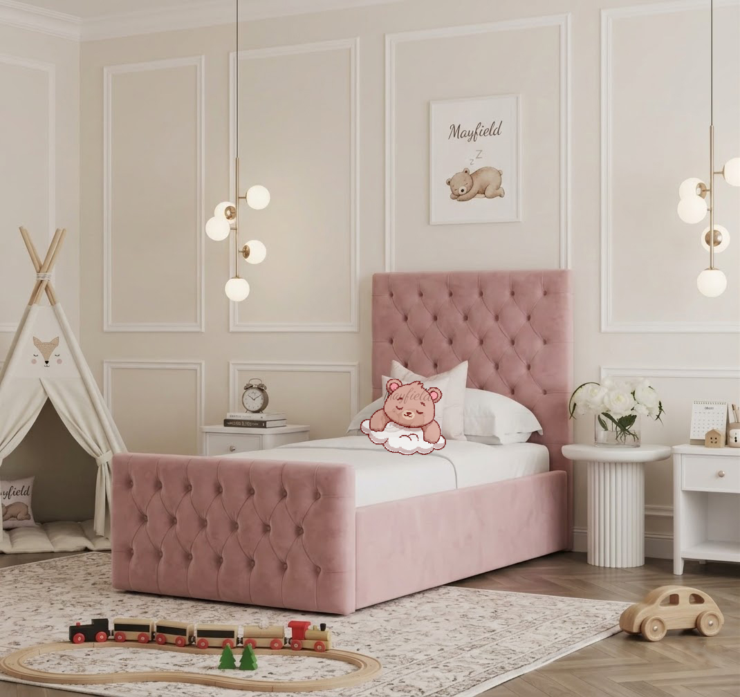 Mayfair Mayfair Kids Bed Frame With Ottoman Storage & Mattress Options - Image 1
