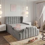 Chelsea Wing Kids Bed Frame With Safety Side Rails