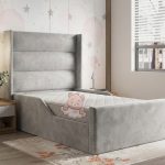 Savoy Wing Kids Bed Frame With Ottoman Storage & Mattress Options